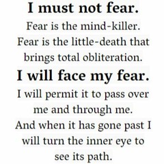 Litany Against Fear