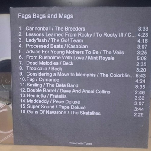 Fags, Mags & Bags - alternative intro music!