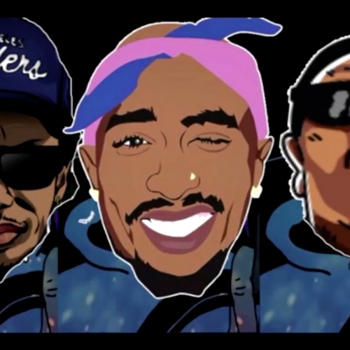 Tupac Cartoon Character - Braun Free Glider