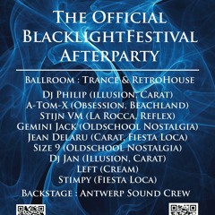 Jean Delaru @ OSN Blacklight Festival Afterparty - La Rocca - Aug. 2017