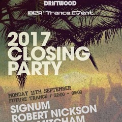 Joe Byrne Live Ibiza Driftwood Closing Party @ Pure 11th Sept 2017