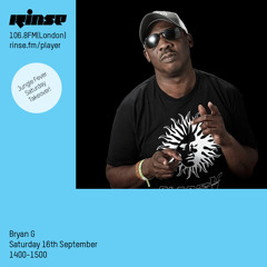 Jungle Fever Takeover - Bryan G - 16th September 2017