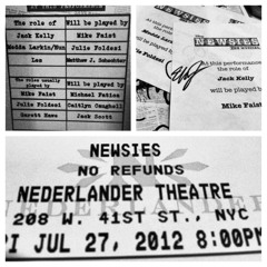 Newsies -OBC w/ Mike Faist as Jack Kelly