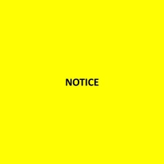 NOTICE