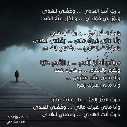 يَا رَبِّ أنْتَ الهَادِي Fx - الـدمشقي