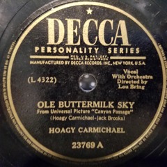 Ole Buttermilk Sky - Hoagy Carmichael