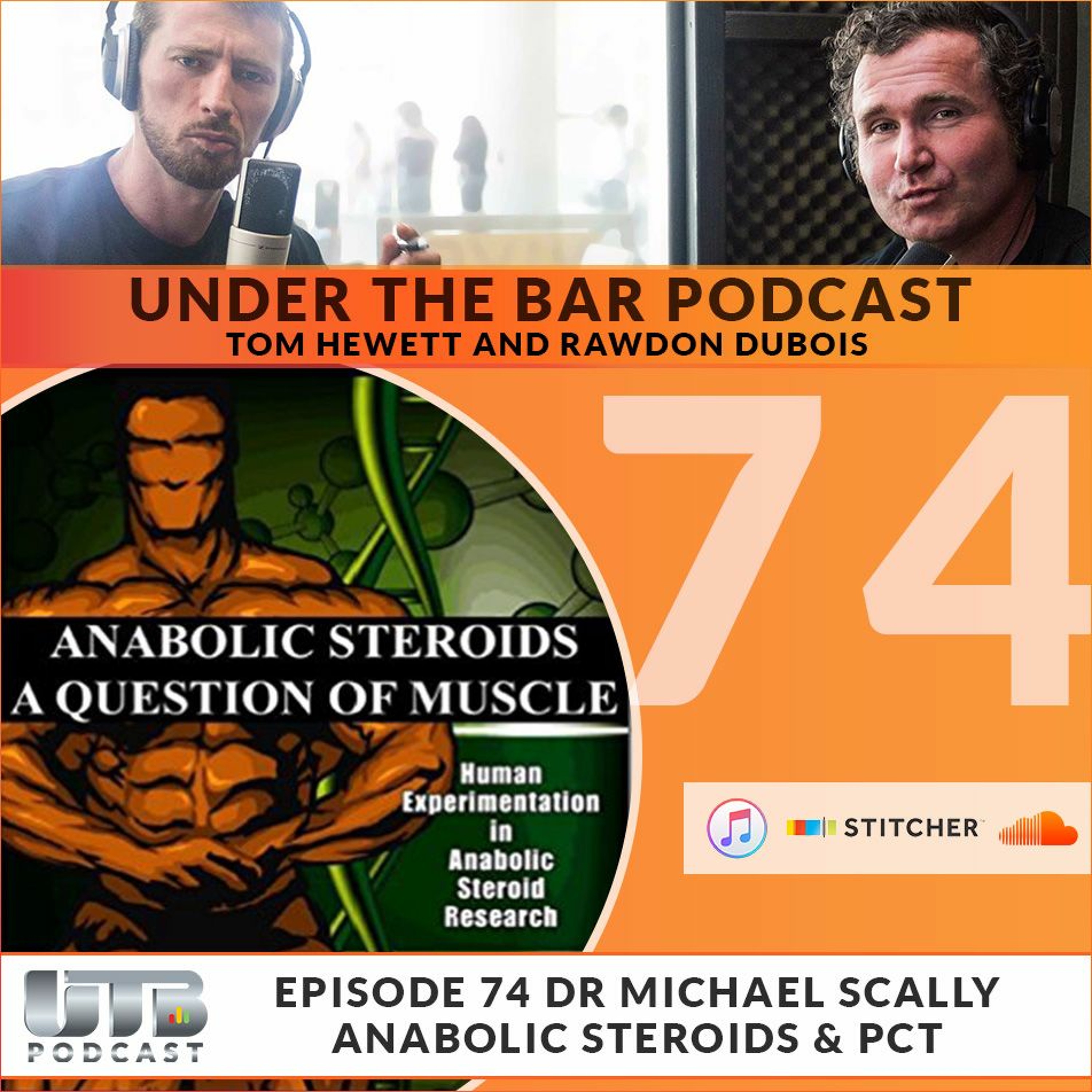 Dr Michael Scally - Anabolic Steroids & PCT Episode 74 of Under The Bar Podcast episode artwork