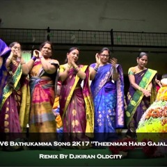 V6 Bathukamma 2K17 ''Theenmar Hard Gajal'' Remix By Djkiran Oldcity