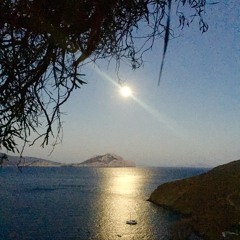 Reflections of the Aegean Sea from Amorgos Greece