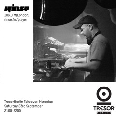 Tresor Berlin Takeover: Marcelus - 23rd September 2017