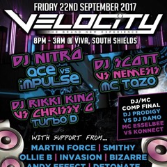 DJ Prodigy MC's Konnect VS Esselbee (COMP) - Velocity 22-09-17