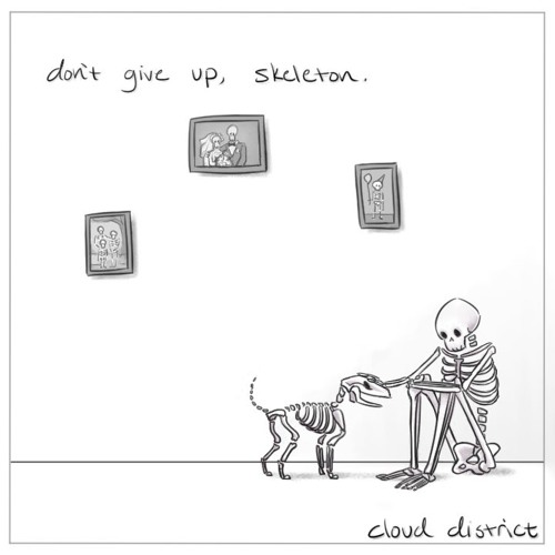 Cloud District - Don't Give Up, Skeleton