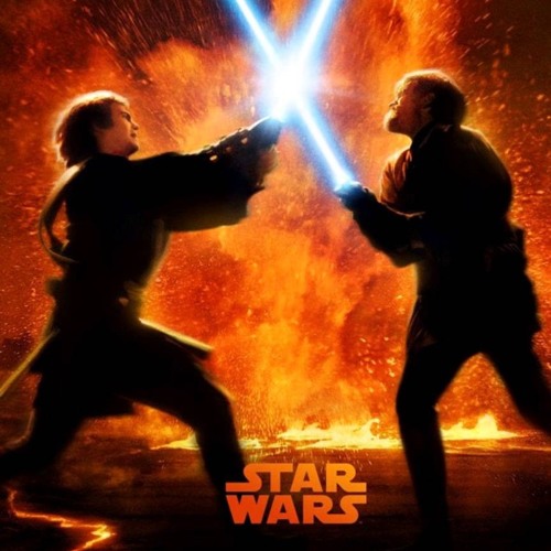 Battle of heroes Anakin vs Obi Wan