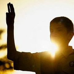 يلا نجمع قادتنا_حفلة الوعد2014 _ كشافة اغصان الزيتون (AZS)