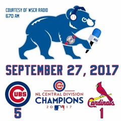 September 27, 2017 - Cubs 5, Cardinals 1