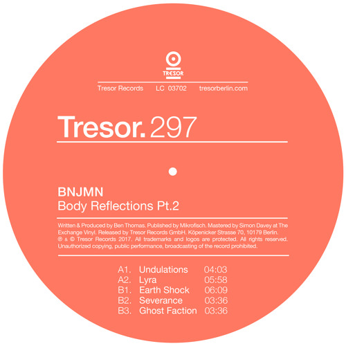 BNJMN – Undulations (Tresor.297)