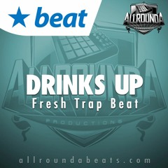 Instrumental - DRINKS UP - (Post Malone Type Beat by Allrounda)