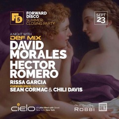 Rissa Garcia Live at Forward Disco: A Night w Def Mix@Cielo Club 9/23/17