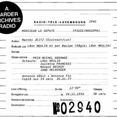 Monsieur le Député - Marcel Jeitz/Léon Moulin