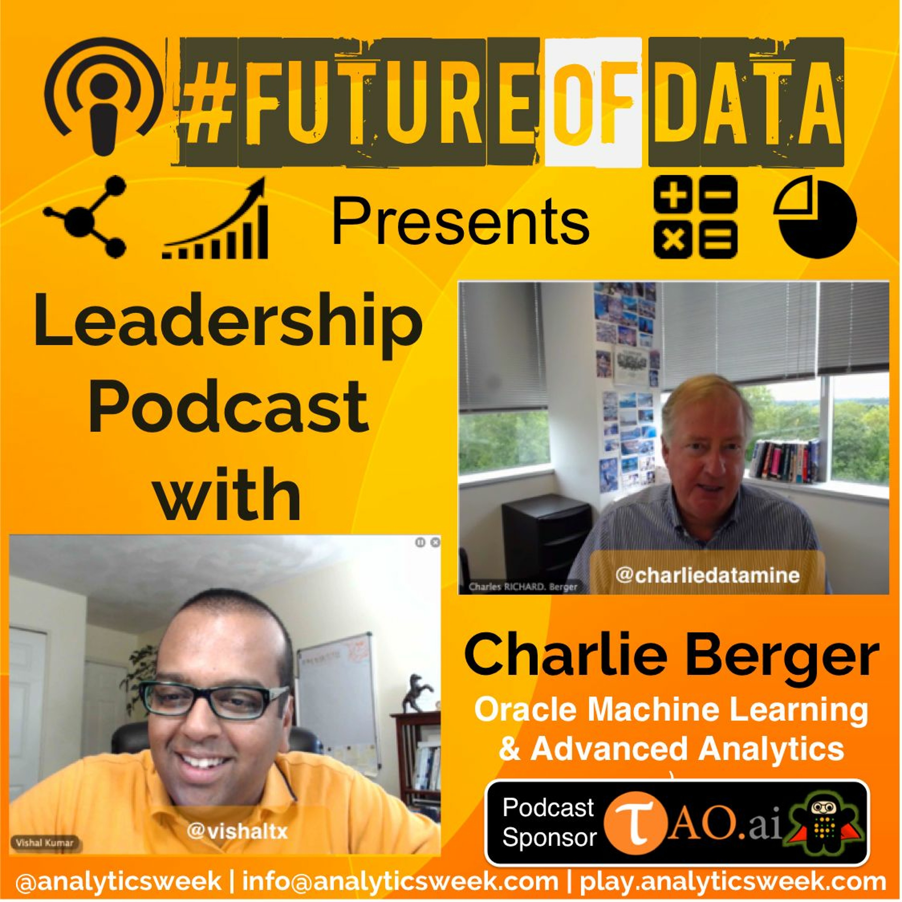 #FutureOfData with @CharlieDataMine, @Oracle discussing running analytics in an enterprise