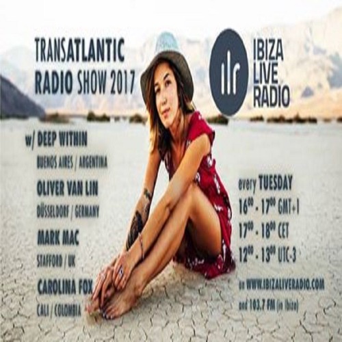 Transatlantic Radio Show Mark Mac Mix  On Ibiza Live Radio 107.3 Fm