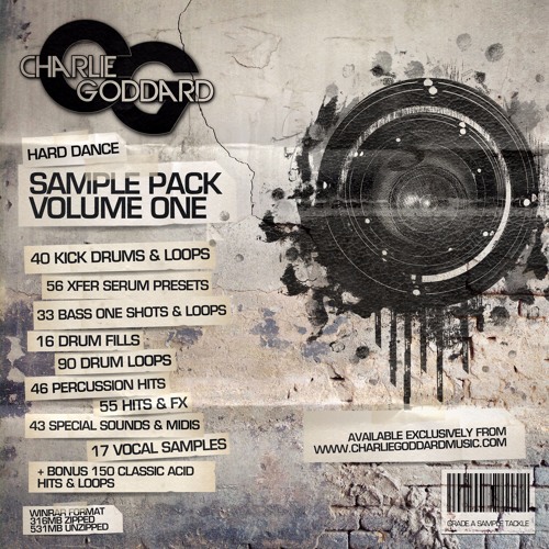 Charlie Goddard Sample Pack - Hard Dance Vol 1 - AVAILABLE TO BUY NOW