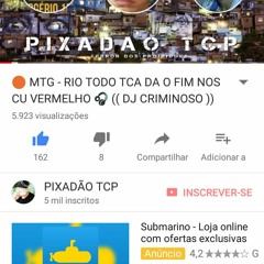 🔴 MTG - RIO TODO TCA DA O FIM NOS CU VERMELHO 🎧 (( DJ CRIMINOSO ))