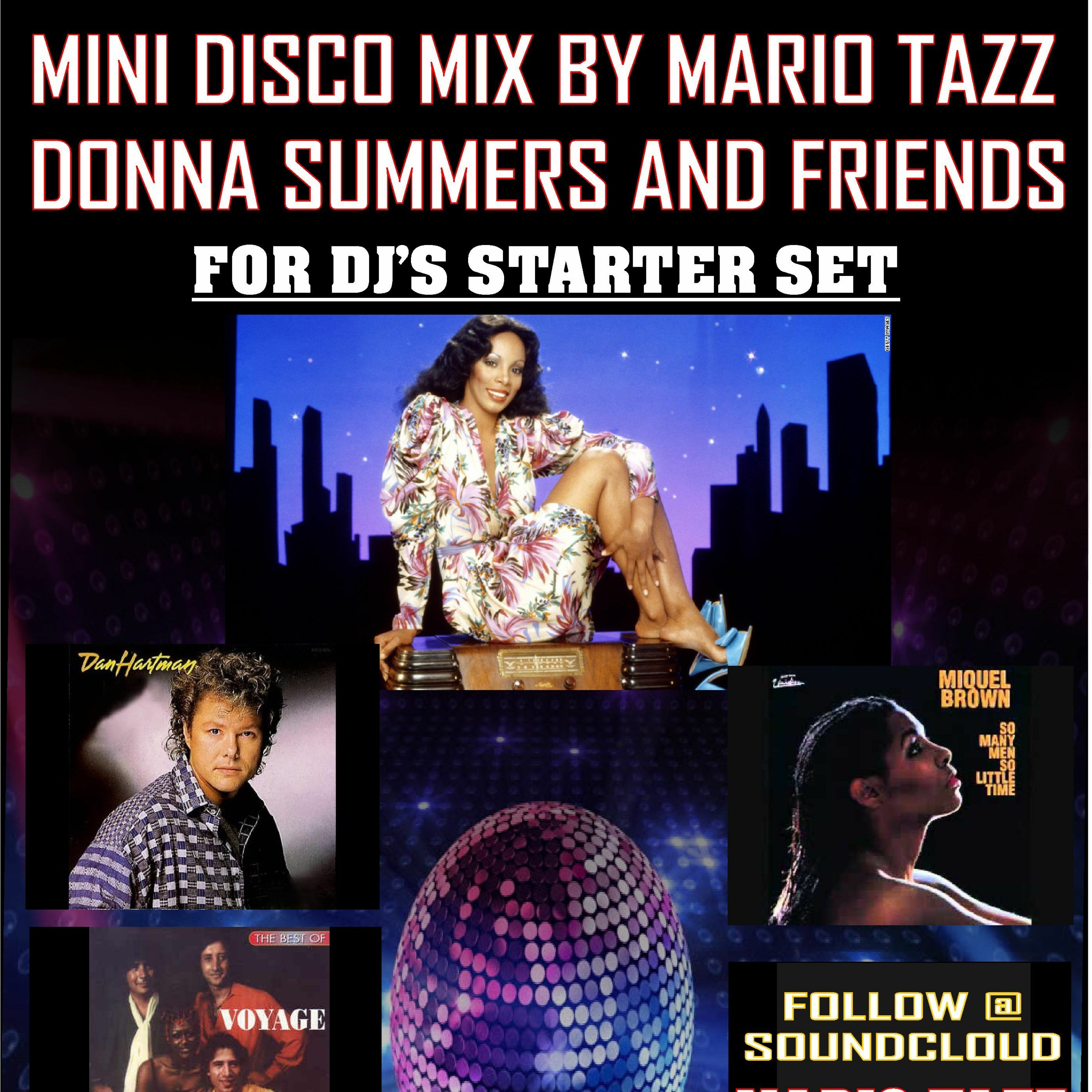 FOR DJs - 5 DISCO MEGA HITS - DONNA SUMMER AND FRIENDS MINI MIX MARIO TAZZ episode artwork