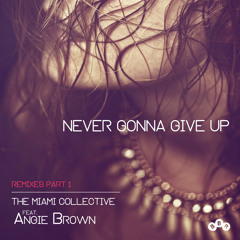 PREMIERE - The Miami Collective Ft. Angie Brown - Never Gonna Give Up (Remixes Part. 1)