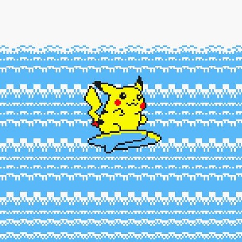 Pikachu Surfboard