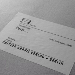 Parti… for violin solo (2012~14, rev. 2015)