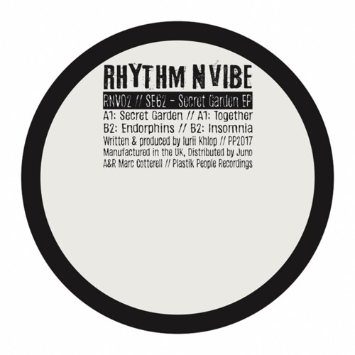 SE62 - Secret Garden EP - RNV02 - "OUT NOW"