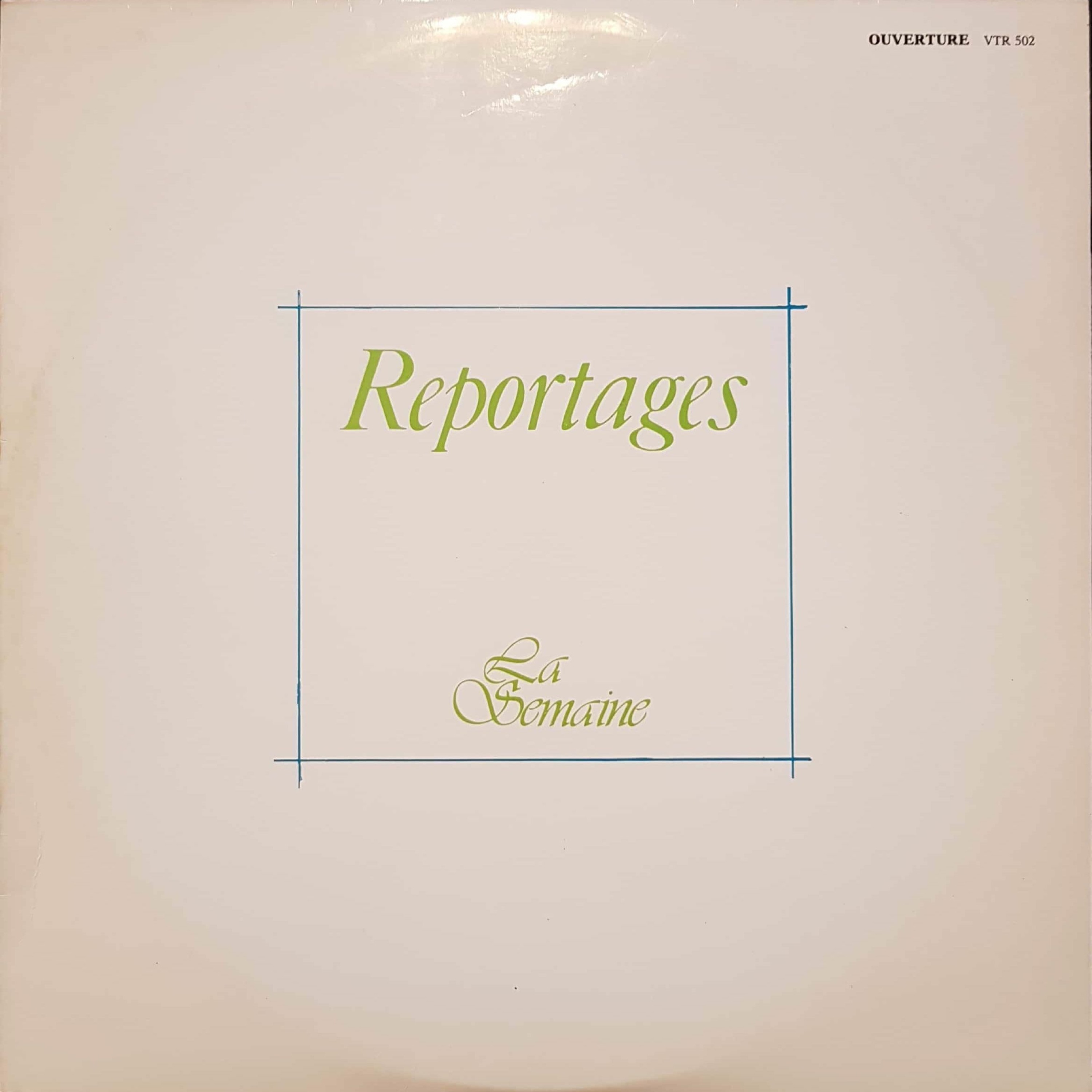 REPORTAGES - Mega Rare SPACEY SYNTH DISCO Killer PRIVATE pressing! episode artwork