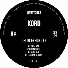 Premiere: Kord – Lazer Rex [Raw Tools]