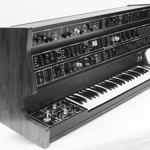 retro vintage synthesizer