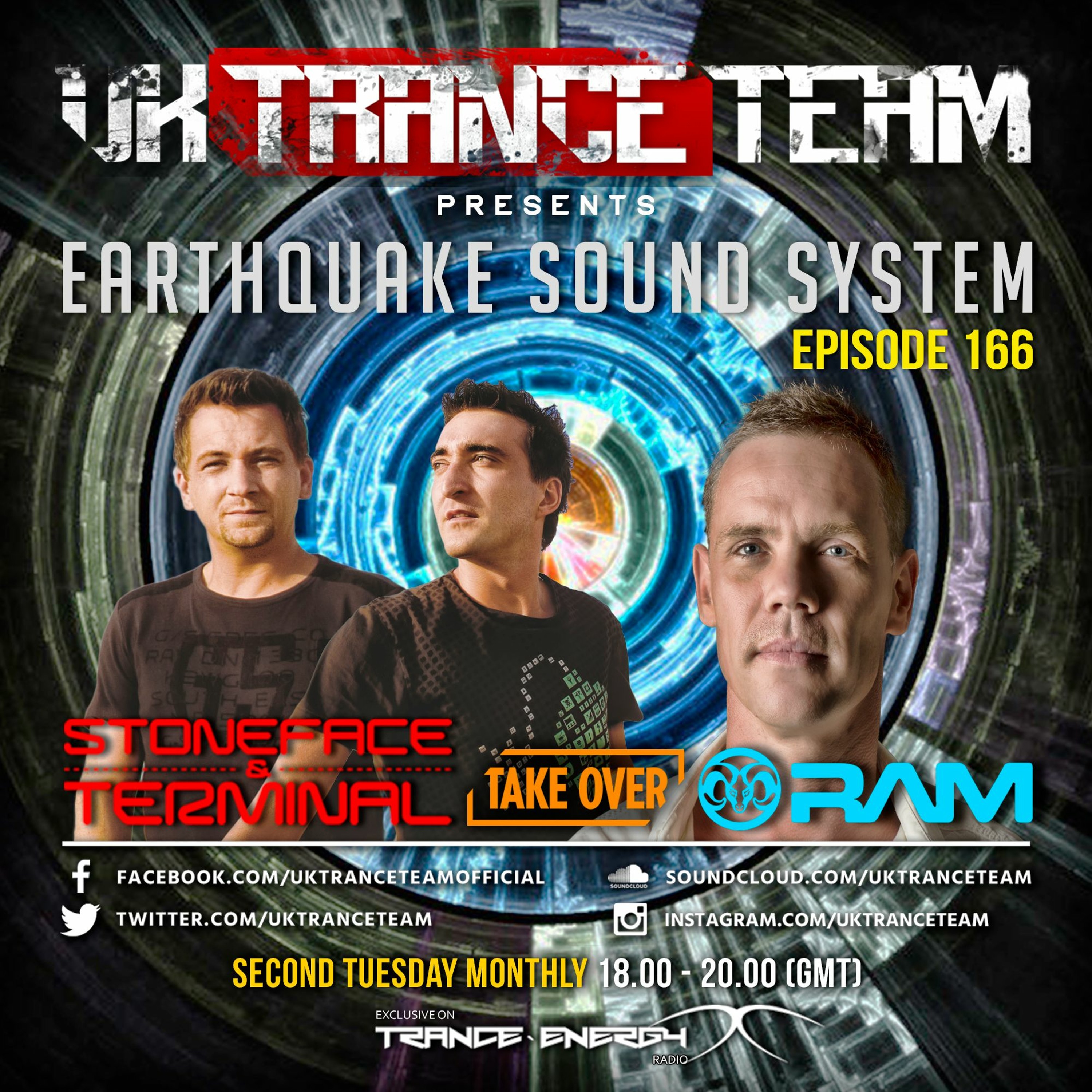 UkTranceTeam Pres. Earthquake Sound System 166 (Take Over By Stoneface & Terminal & RAM) episode artwork