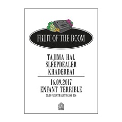 Tajima Hal – Fruit of the Boom Live Beat Set (September 16th 2017)