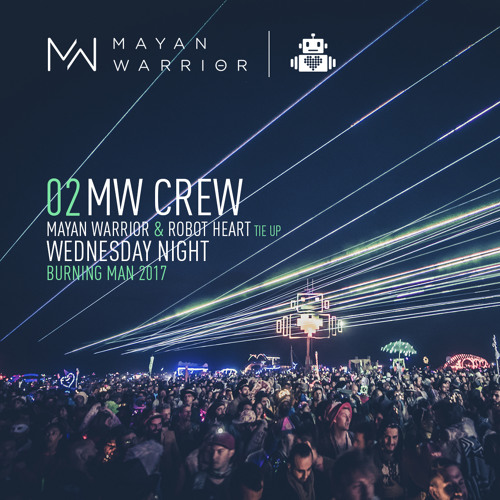 Mayan Warrior Crew x Robot Heart Tie Up