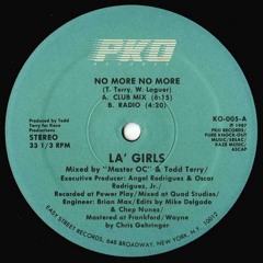 La Girls- No More No More (James Anthony's No More Editz Mix)