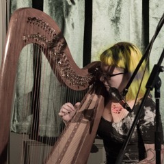 Playing with harp sounds and voice (very rough and no mic)