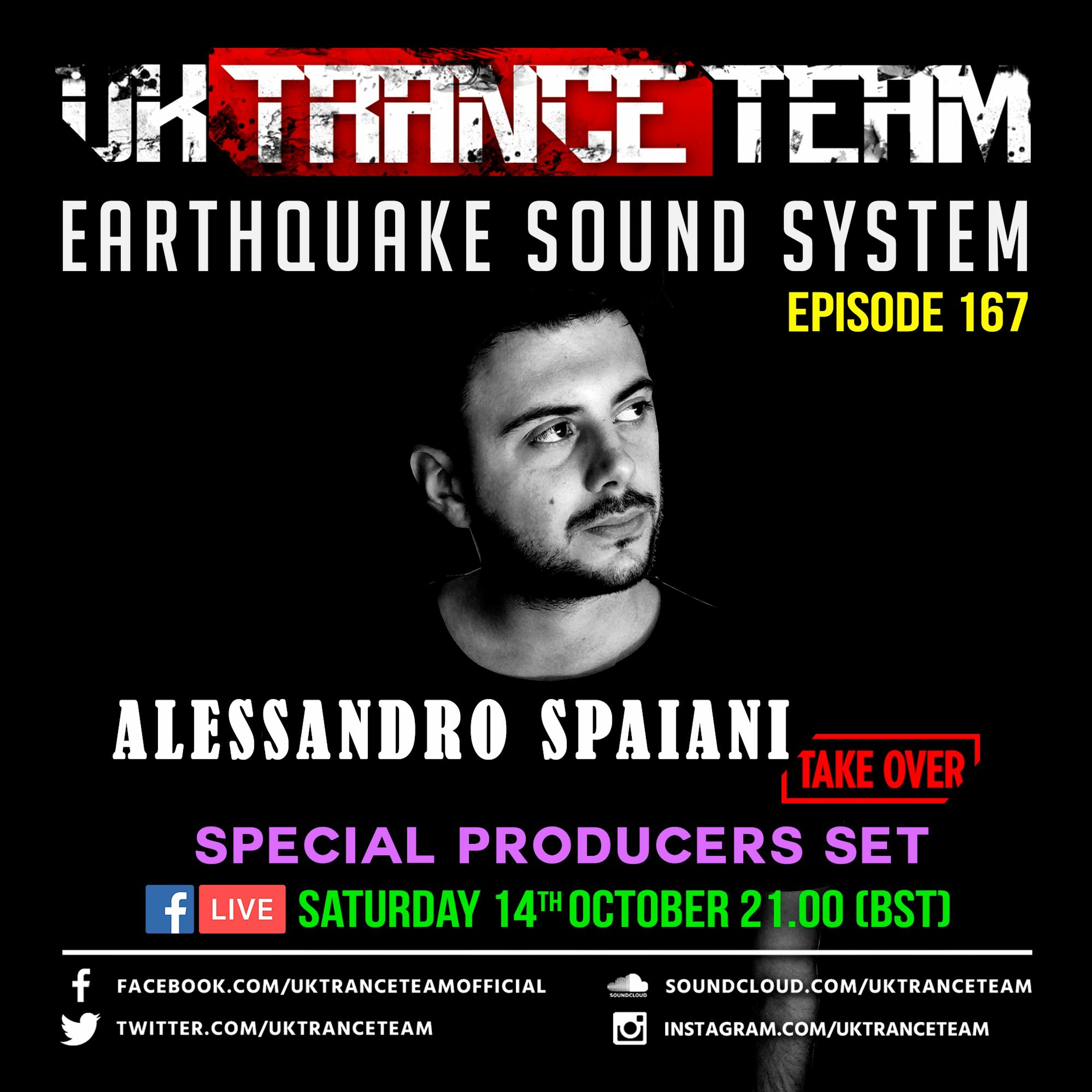 UKTT Pres. Earthquake Sound System 167 (Take Over By Alessandro Spaiani -Special Producers Set-) episode artwork