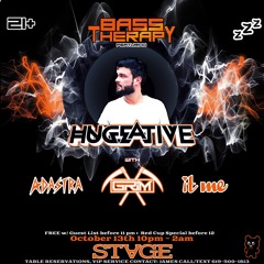 Bass Therapy October 13 - Opening Set for Hugeative