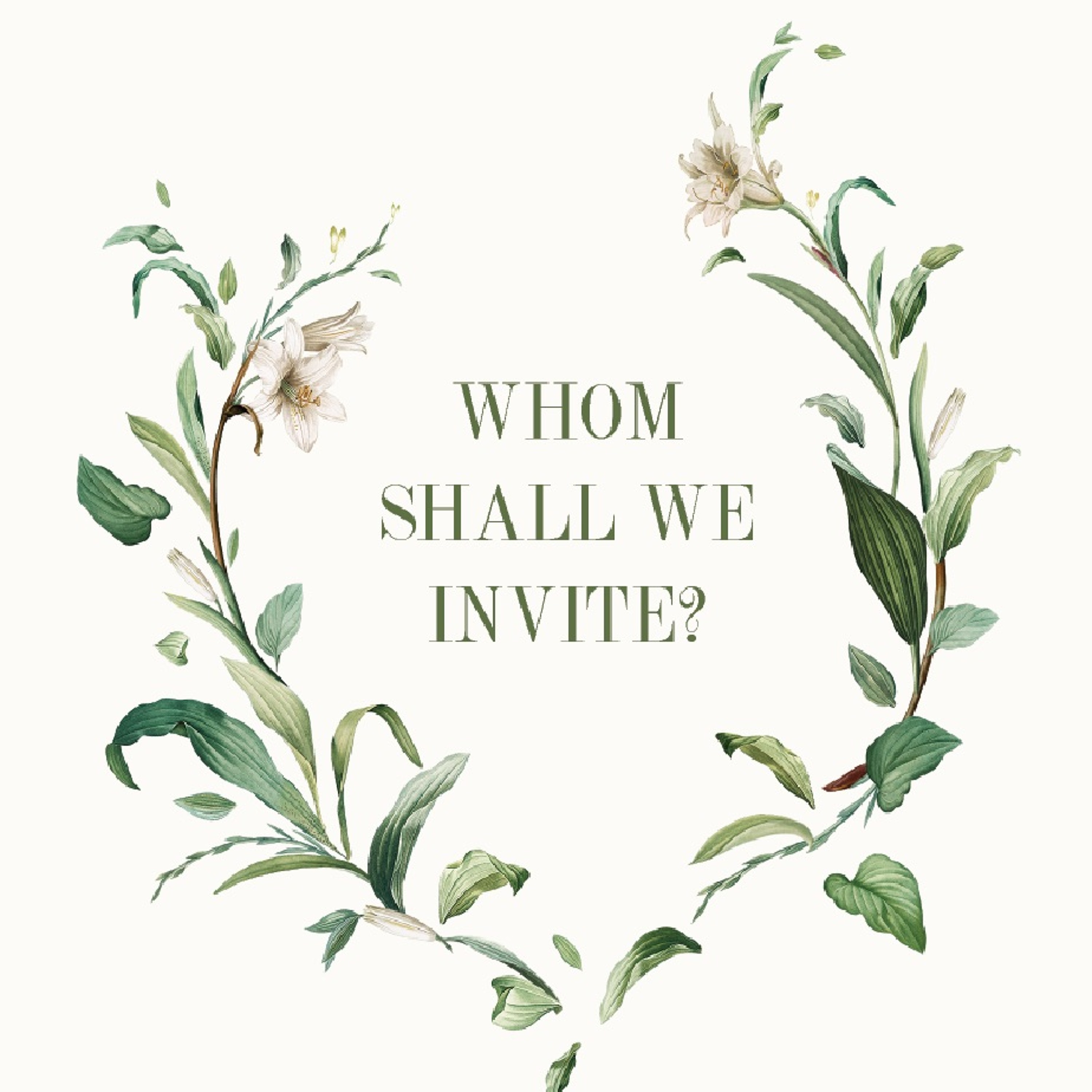 When Shall We Invite - Lisa Straus, October 15, 2017 episode artwork