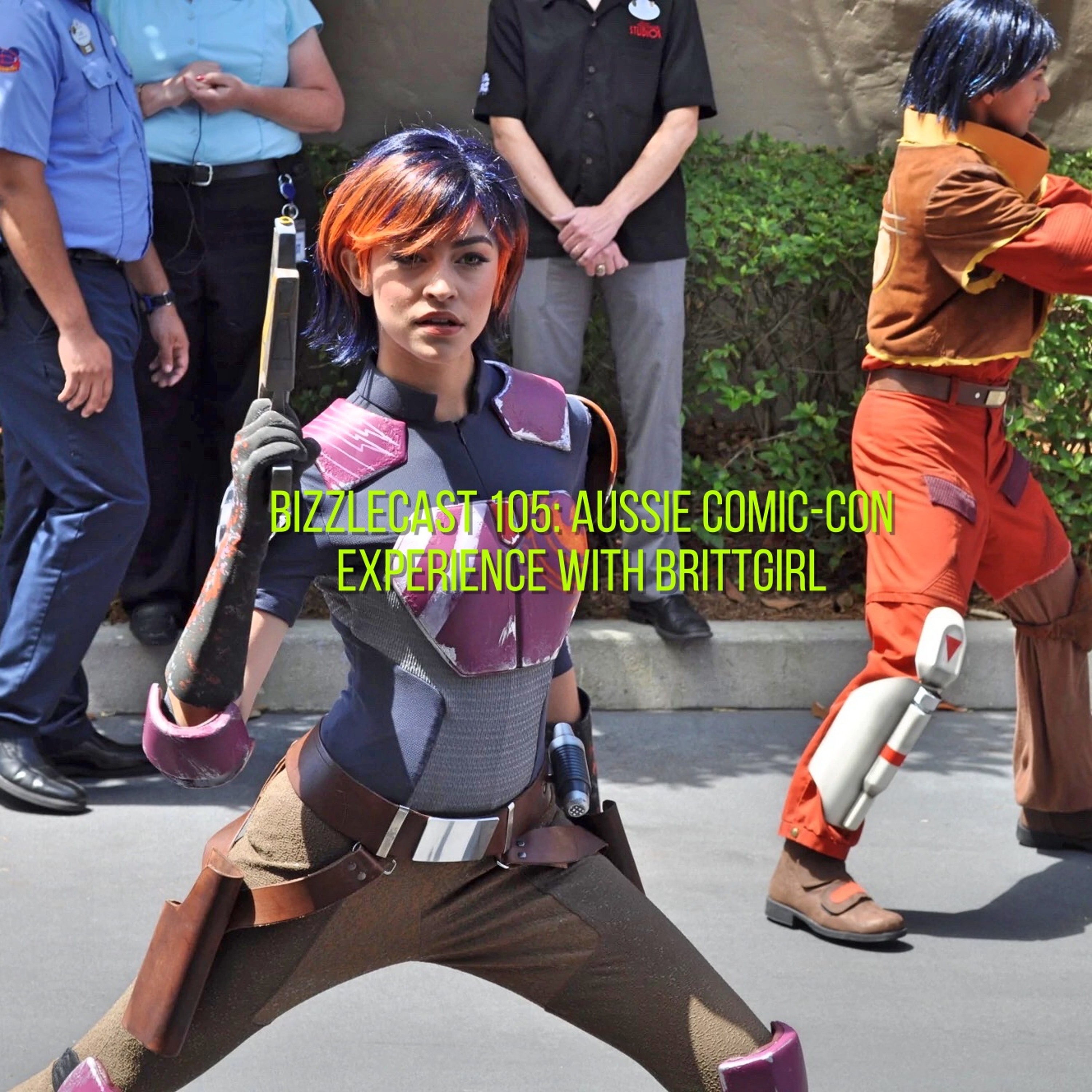 The BizzleCast 105: Aussie Comic-Con experience with BrittGirl! episode artwork