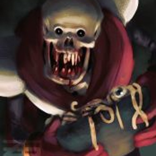 Horrortale Snowy in style of snowy (With tension background)