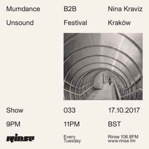 Mumdance B2B Nina Kraviz live from Unsound Festival, Kraków - 17th October 2017