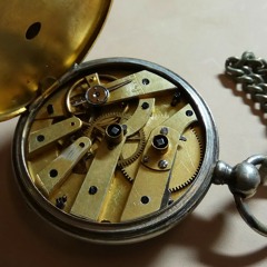 Anonymous vintage pocket watch circa 1900 ticking...