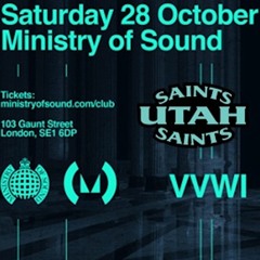 Utah Saints play Ministry of Sound - VVWI Oct 2017 Mix