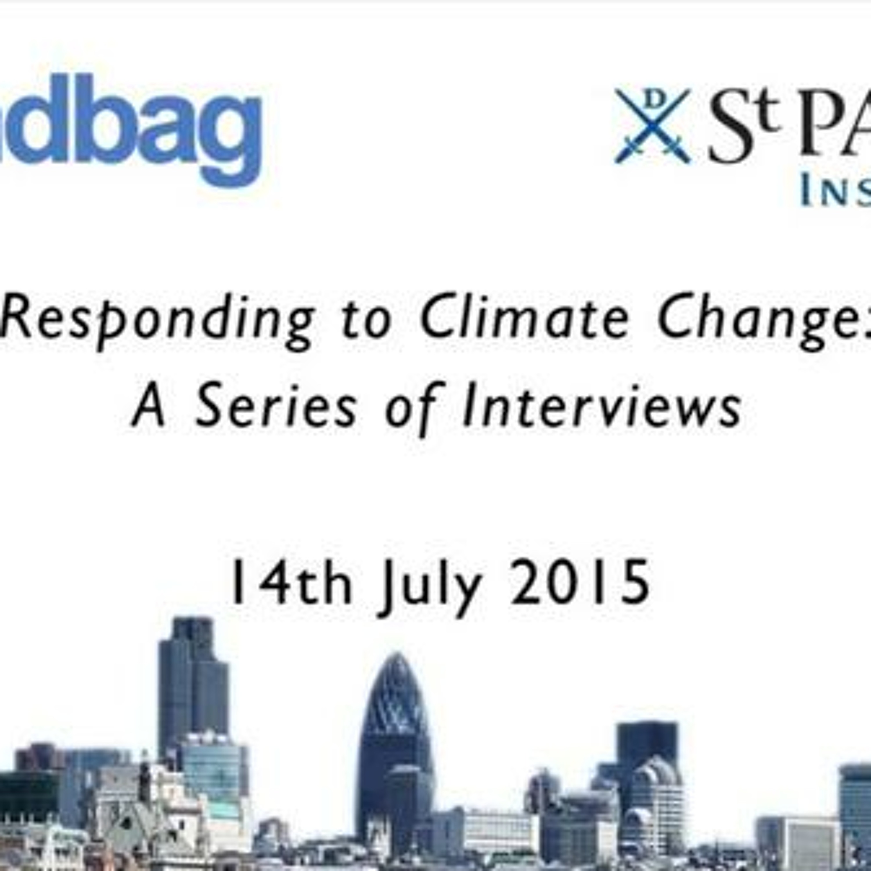 Responding to Climate Change - Ed Miliband, Greg Barker and others speak at St Paul's  (2015)