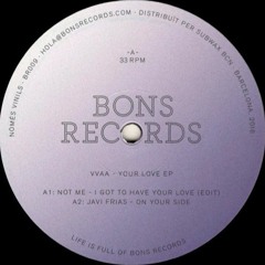 PREMIERE: Not Me - I Got To Have Your Love (Edit) [Bons Records]